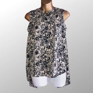 Everleigh cream sleeveless top